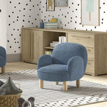 VIPACK - Fauteuil Simple ROCKY Mini Bleu