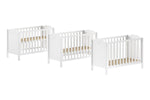 VIPACK - Lit Bébé AMORI 60x120 CM Blanc
