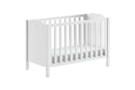 VIPACK - Lit Bébé AMORI 60x120 CM Blanc