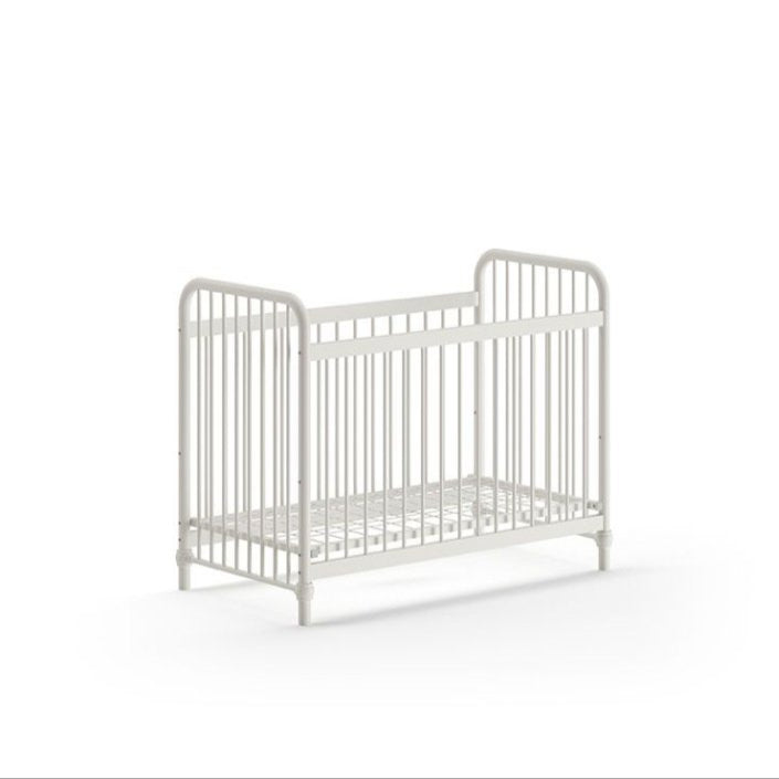 VIPACK - Lit Bébé BRONXX 60x120 cm Blanc