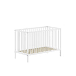 VIPACK - Lit Bébé DINO 60x120cm Blanc