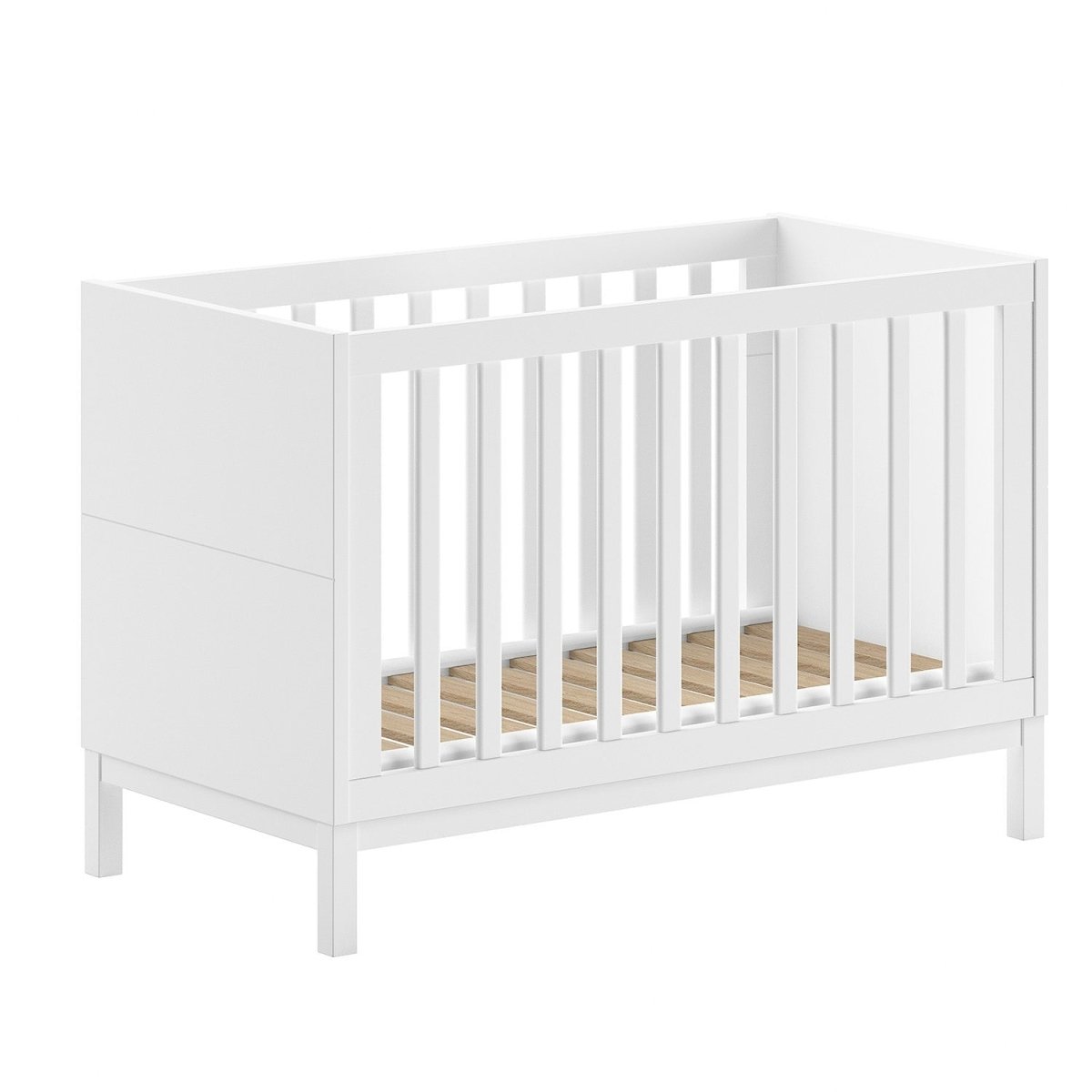 VIPACK-Lit Bébé Eva – 60 x 120 Cm – Blanc