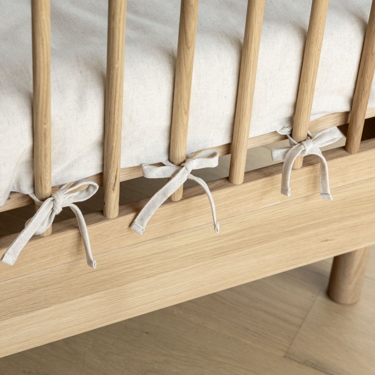 VIPACK-Lit Bébé Évolutif Forrest – 70 x 140 Cm – En Chêne
