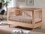 VIPACK-Lit Bébé Évolutif Forrest – 70 x 140 Cm – En Chêne