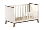 VIPACK-Lit Bébé Évolutif Sezane – 70 x 140 Cm – Argile Et Noyer