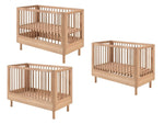 VIPACK-Lit Bébé Forrest – 60 x 120 Cm – En Chêne