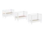 VIPACK-Lit Bébé Forrest – 60 x 120 Cm – En Hêtre Blanc