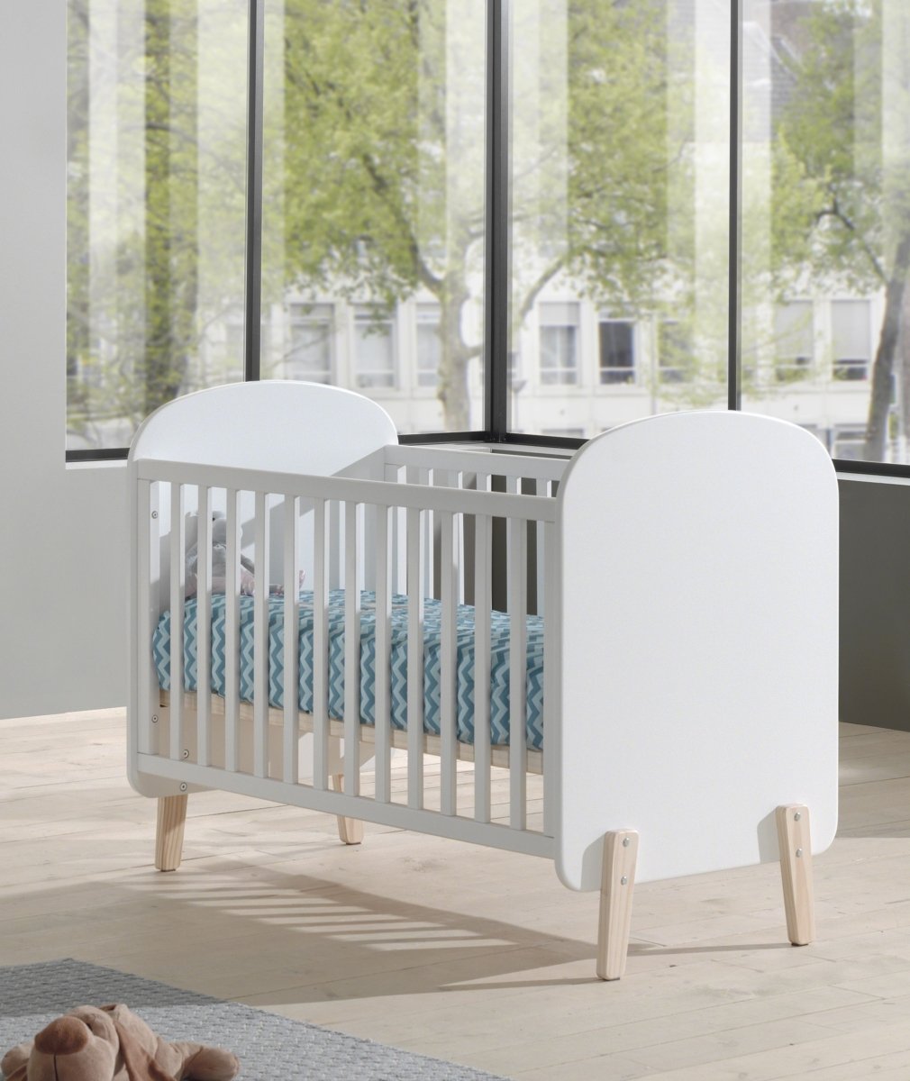 VIPACK - Lit Bébé KIDDY 60x120cm Blanc