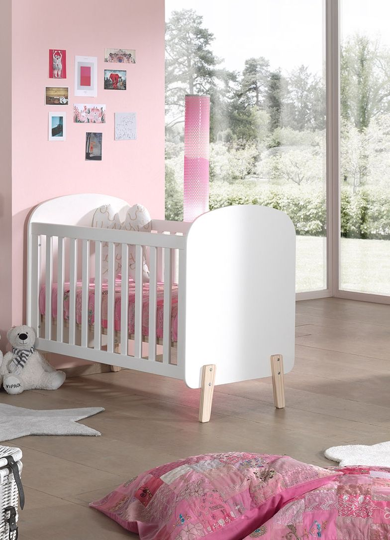VIPACK - Lit Bébé KIDDY 60x120cm Blanc