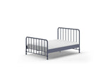 VIPACK - Lit BRONXX 140 X 200 cm Denim Bleu