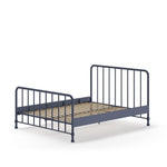 VIPACK - Lit BRONXX 160 X 200 cm Denim Bleu
