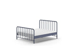 VIPACK - Lit BRONXX 160 X 200 cm Denim Bleu