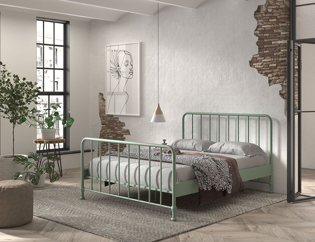VIPACK-Lit BRONXX 160 X 200 cm Vert