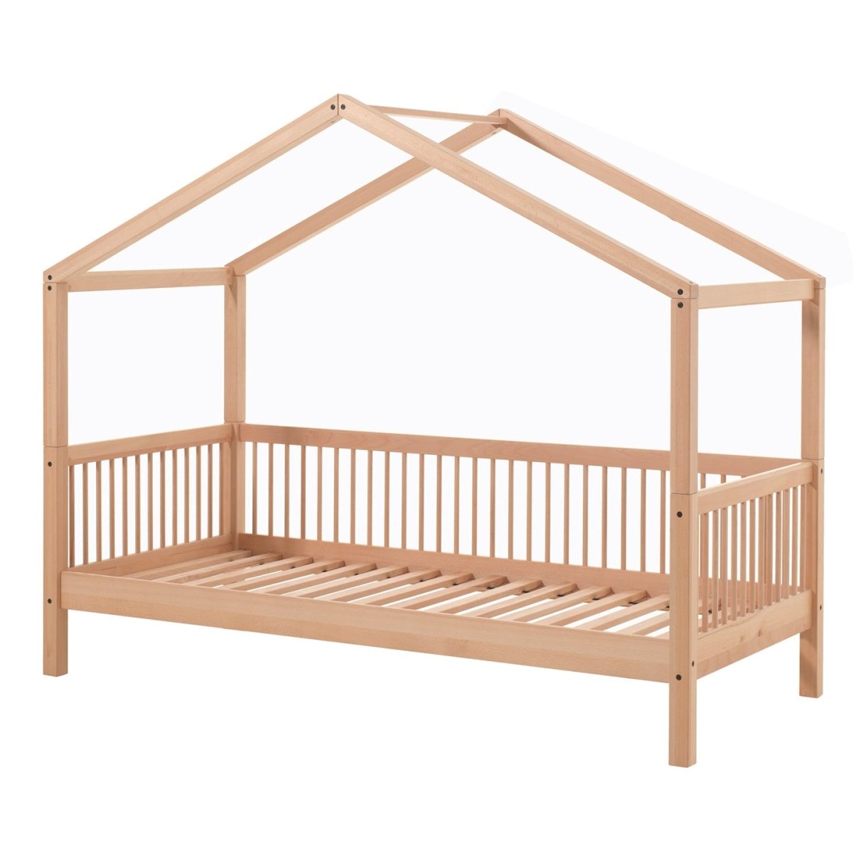 VIPACK-Lit Cabane Forrest – 90 x 200 Cm – En Hêtre Naturel