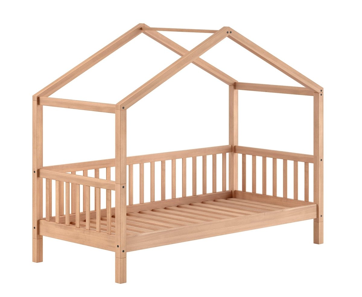 VIPACK-Lit Cabane Seda – 90 x 200 Cm – En Hêtre Naturel