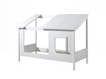 VIPACK - Lit Cabane(26) HOUSEBED 90x200cm Blanc