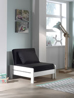 VIPACK - Lit Fauteuil PINO Blanc