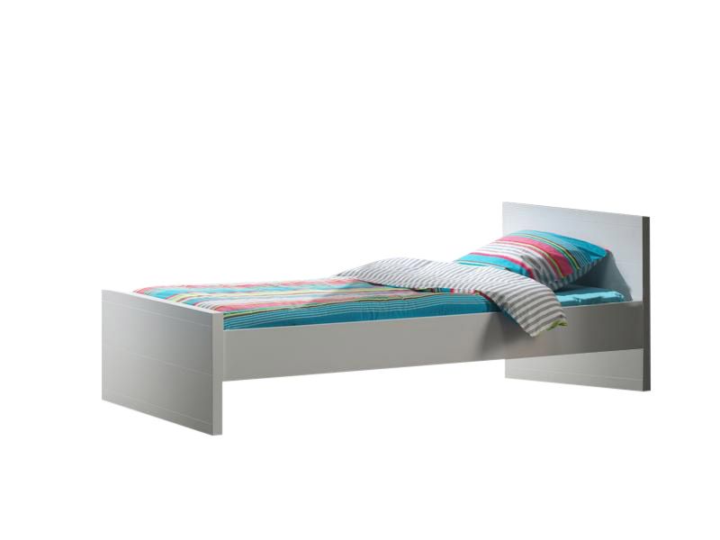 VIPACK - Lit LARA 90 X 200 cm Blanc