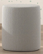 VIPACK - Lit Lune 140 X 200 Cm Gris Boucle