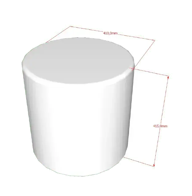 VIPACK - Lit Lune 140 X 200 Cm Vert Boucle