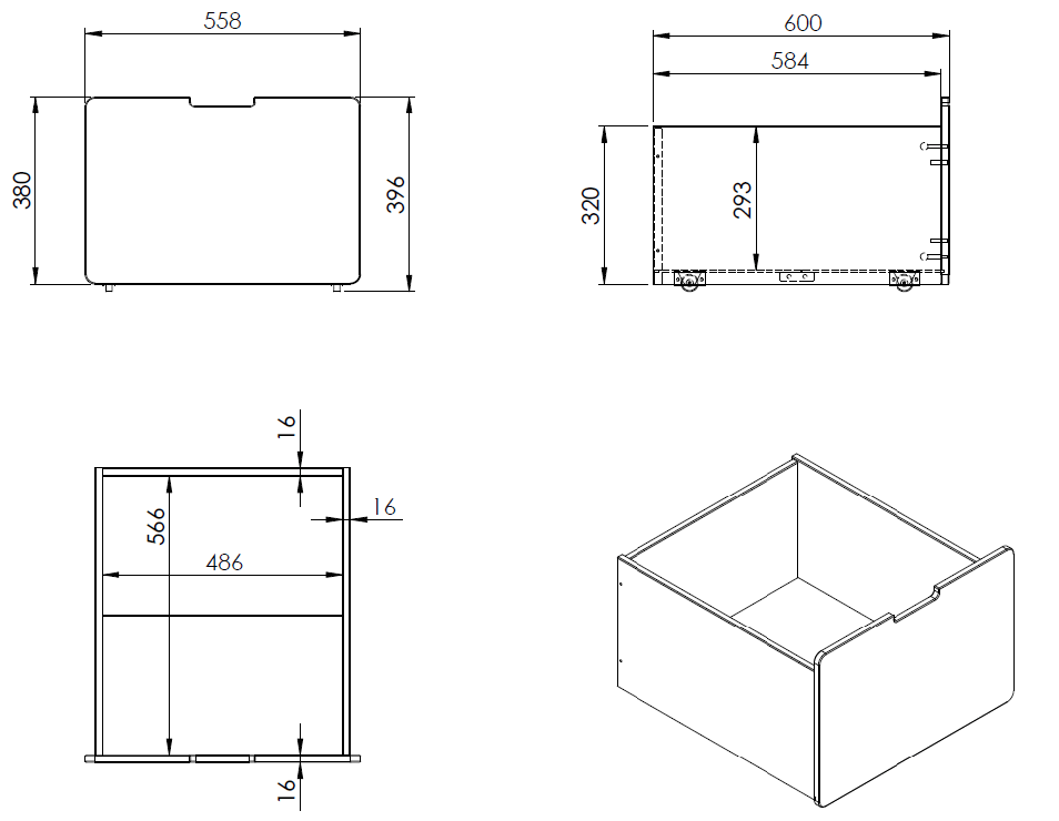 VIPACK - Lit Mi - Hauteur (H 85cm) PINO Avec Toboggan 90 x 200 cm Blanc