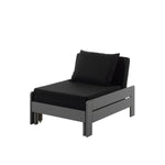 VIPACK - Lit PINO Fauteuil Gris