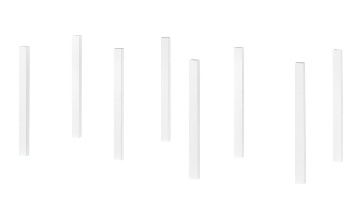 VIPACK-Lit Superposé Forrest – 90 x 200 Cm – En Hêtre Blanc
