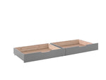 VIPACK - Lit Superposé (H 180cm) PINO 90 X 200 cm Gris
