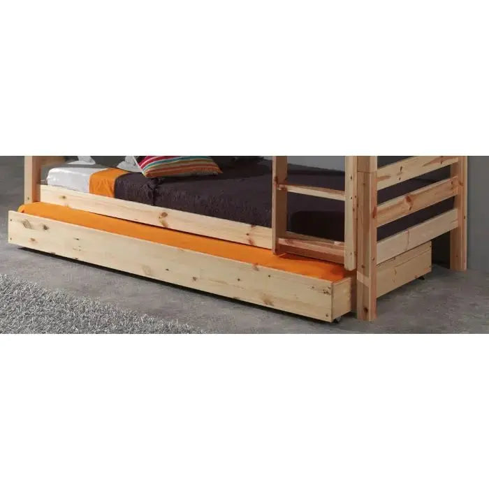 VIPACK - Lit Superposé (H 180cm) PINO 90 x 200 cm Naturel