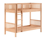 VIPACK-Lit Superposé Seda – 90 x 200 Cm – En Hêtre Naturel