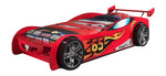VIPACK - Lit Voiture LEMANS 90 X 200cm Rouge