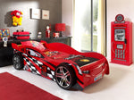 VIPACK - Lit Voiture NIGHT SPEEDER 90 X 200cm Rouge