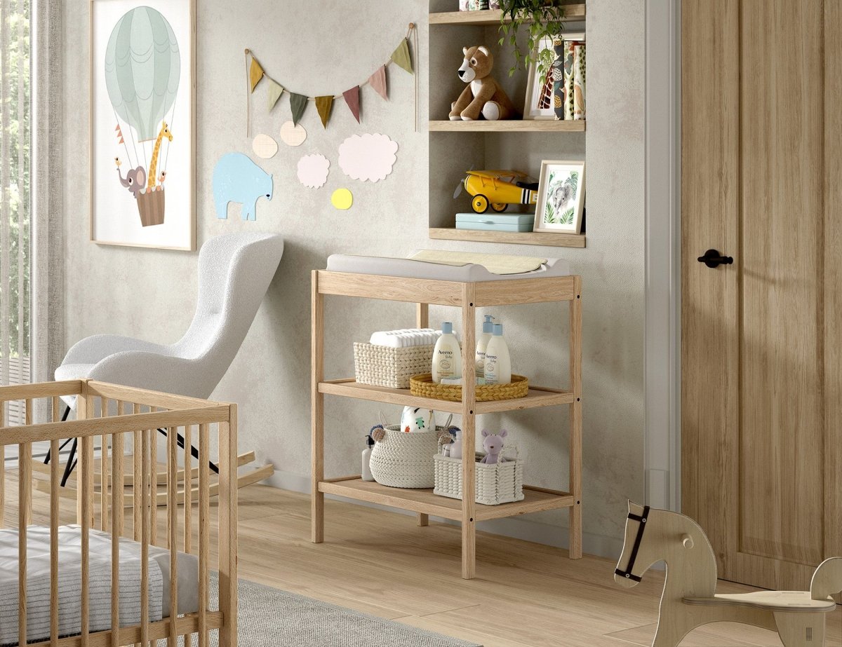 VIPACK - Table À Langer DINO Naturel