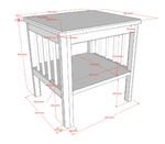 VIPACK-Table De Chevet Forrest – En Chêne