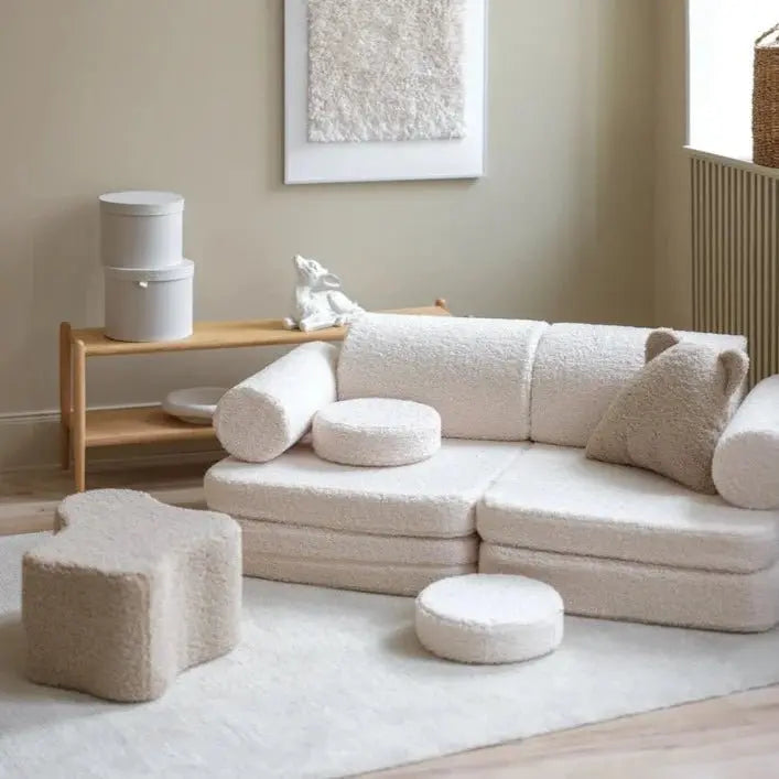 WIGIWAMA - Canapé Modulable Settee - Blanc Cassé