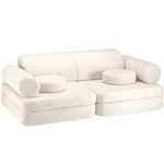 WIGIWAMA - Canapé Modulable Settee - Blanc Cassé