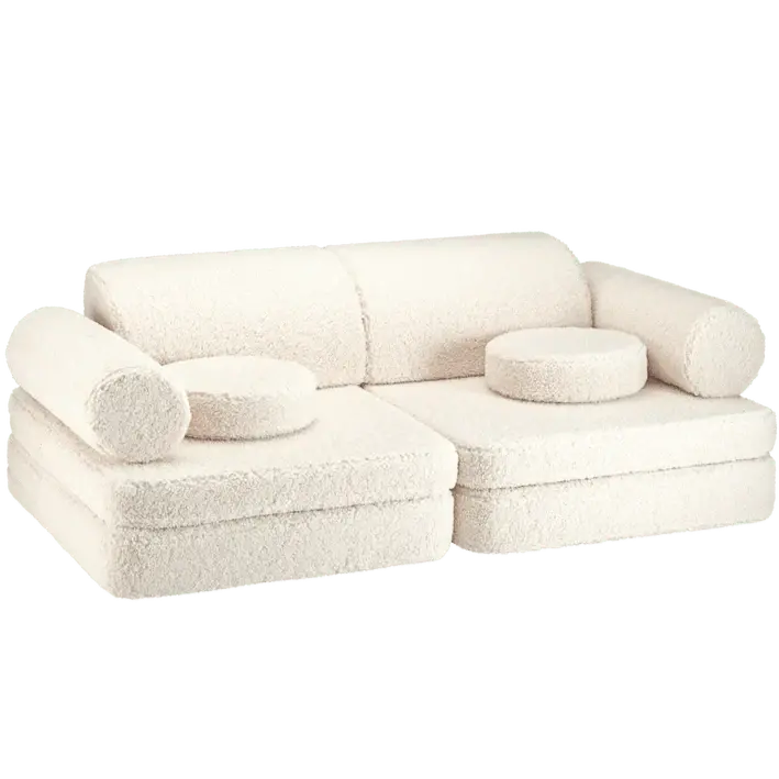 WIGIWAMA - Canapé Modulable Settee - Blanc Cassé
