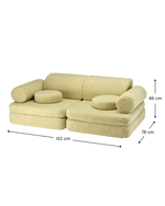 WIGIWAMA - Canapé Molletonné - Matcha