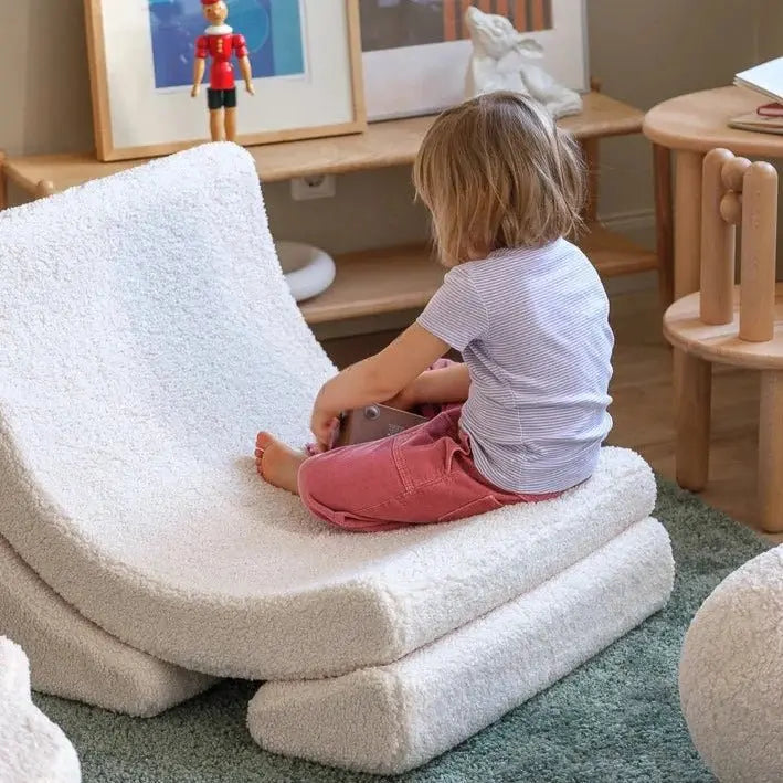 WIGIWAMA - Chaise Lune - Blanc Cassé