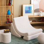 WIGIWAMA - Chaise Lune - Blanc Cassé