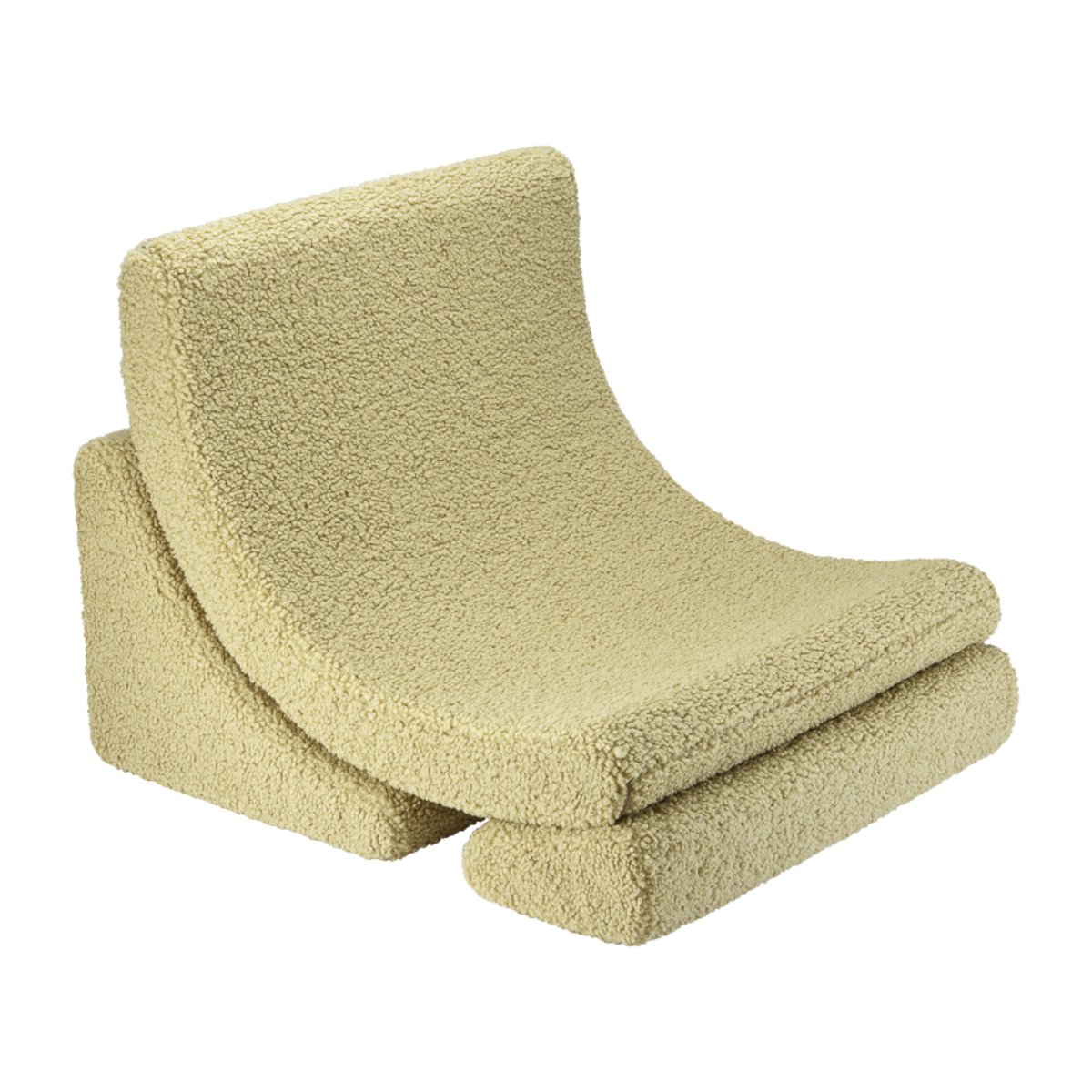 WIGIWAMA - Chaise Lune Molletonné - Matcha