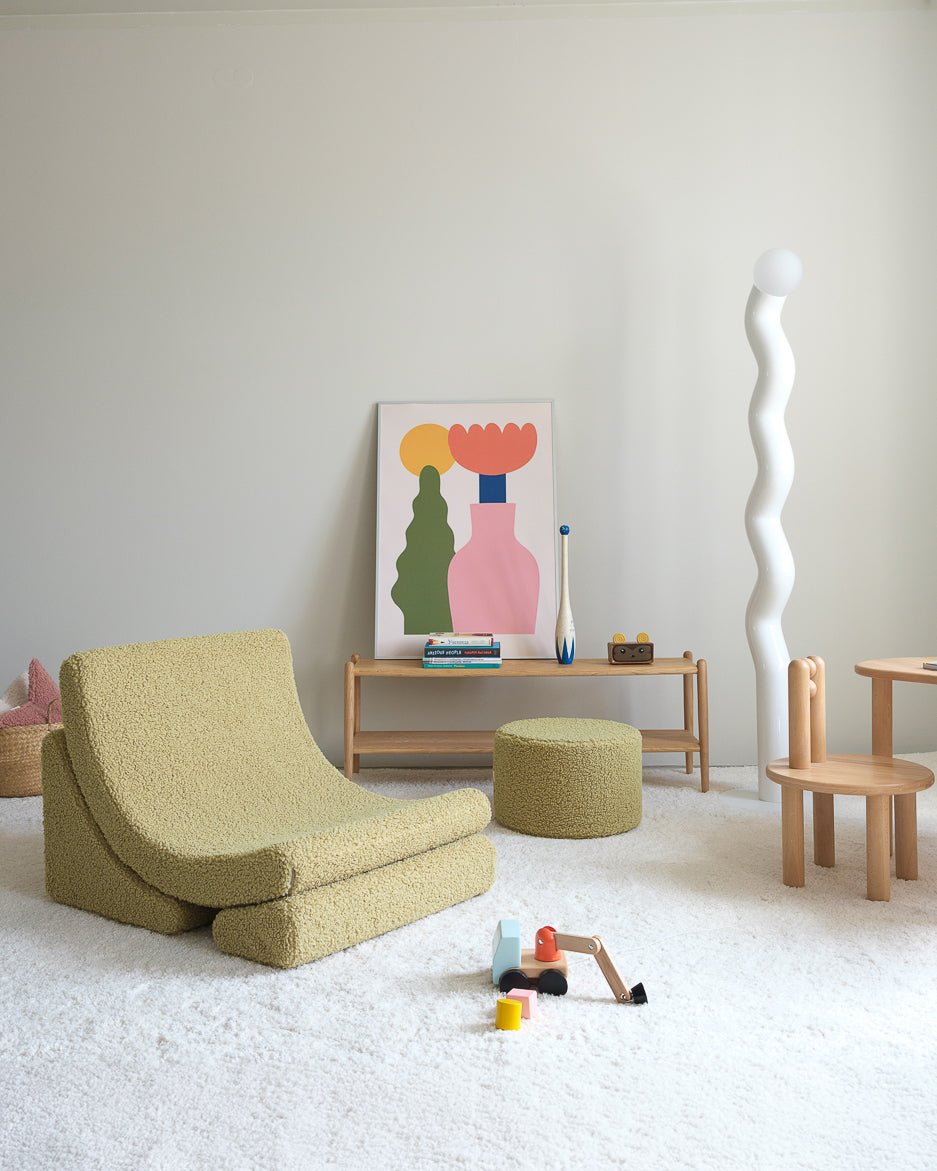 WIGIWAMA - Chaise Lune Molletonné - Matcha