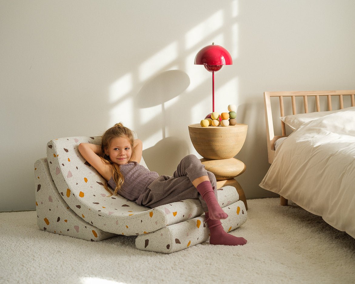 WIGIWAMA - Chaise Lune Terrazzo - Marbre