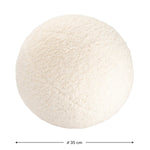 WIGIWAMA - Coussin Boule Molletonné - Blanc Crème