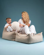WIGIWAMA - Coussin Boule Molletonné - Blanc Crème