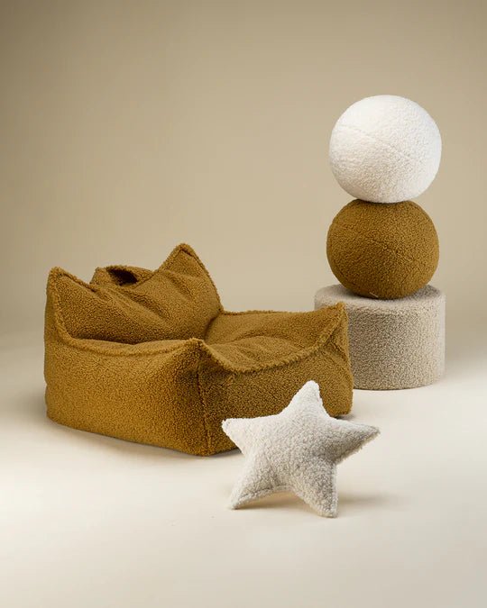 WIGIWAMA - Coussin Boule Molletonné - Érable