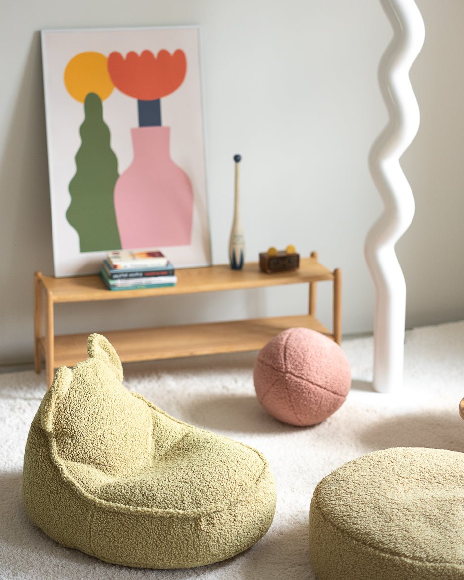 WIGIWAMA - Coussin Boule Molletonné - Goyave