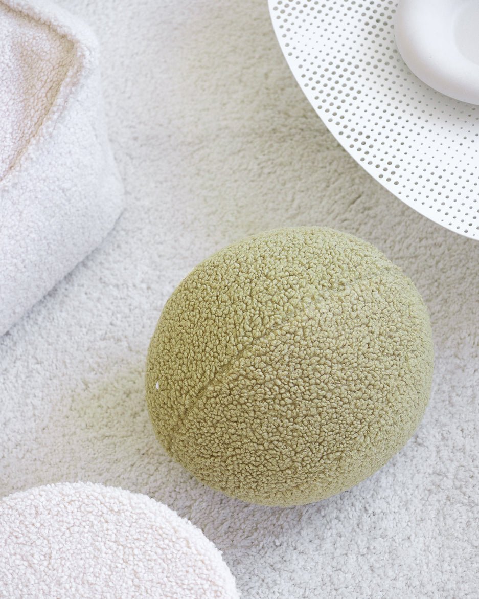 WIGIWAMA - Coussin Boule Molletonné - Matcha