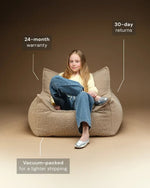 WIGIWAMA-Fauteuil Club - Biscuit