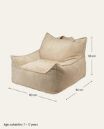 WIGIWAMA-Fauteuil Club - Cassonade